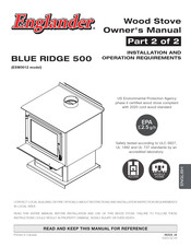 Englander ESW0012 Owner's Manual