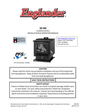 Englander ESW0018 Installation & Operation Manual