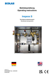 Ecolab Inspexx S Operating Instructions Manual