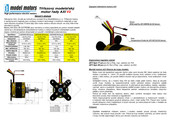 MODEL MOTORS AXI V2 Series Instruction Manual