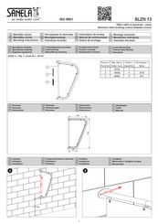 Sanela SLZN 13 Mounting Instructions