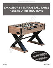 Carmelli EXCALIBUR NG5030 Assembly Instructions Manual