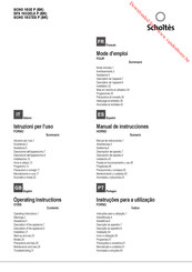SCHOLTES SCHO 1037ES P (BK) Operating Instructions Manual