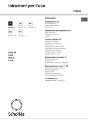 SCHOLTES FN 36 Operating Instructions Manual