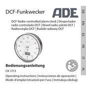 ADE CK 1713 Operating Instructions Manual
