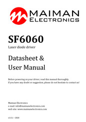 MAIMAN ELECTRONICS SF6060 Datasheet And User Manual