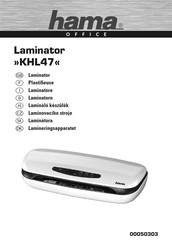 Hama KHL47 Manual