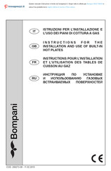 Bompani BO217MA/N Instructions For The Installation And Use