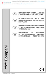 Bompani BO212MAN Instructions For The Installation And Use