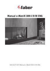 Faber e-MatriX 800-I User Manual
