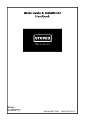 STOVES SEH600iTCX Users Manual & Installation Handbook