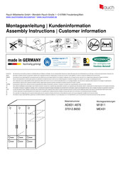 Rauch M1811 Assembly Instructions Manual