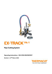 THERMACUT EX-TRACK PA-1 Operating Instructions Manual
