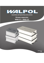 WALPOL WNG-S1 Assembly And Operating Instructions Manual