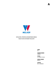 Welker HR Installation, Operation And Maintenance Manual