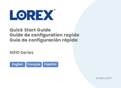 Lorex N910A62 Quick Start Manual