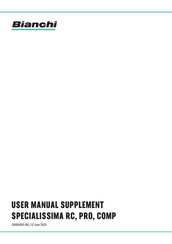 Bianchi SPECIALISSIMA COMP User's Manual Supplement