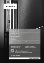 Siemens KI41R Series Information For Use