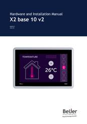 Beijer Electronics X2 base 10 v2 Hardware And Installation Manual