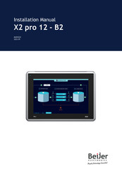 Beijer Electronics X2 pro 12 - B2 Installation Manual