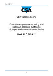 CSA XLC 412 Manual