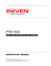 Iniven PTR-1500 Instruction Manual