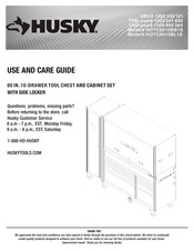 Husky HOTC8010BB1S Use And Care Manual