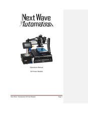 Next Wave Automation Piranha FX Operation Manual