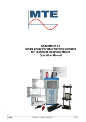 MTE CheckMeter 2.1 Operation Manual