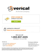 Stanley Electric STW1147ASE-TR Product Reference Sheet