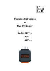 Kobold AUF-4 series Operating Instructions Manual