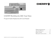 Cherry G80-7 SERIES Operating Manual