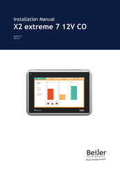 Beijer Electronics X2 extreme 7 12V CO Installation Manual