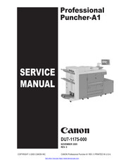 Canon Multi Function Professional Puncher-A1 Service Manual