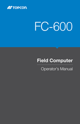 Topcon FC-600 Operator's Manual