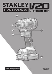 Stanley FATMAX SBI810 Original Instructions Manual