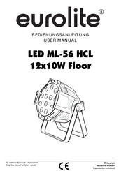 EuroLite LED ML-56 HCL 12x10W Floor User Manual