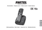 switel DE 16x Operating Instructions Manual