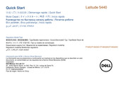 Dell Latitude 5440 Quick Start Manual