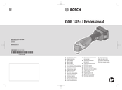 Bosch Professional GOP 185-LI Original Instructions Manual