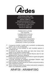 ARDES AR4F09 Instructions For Use Manual