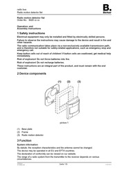 Berker 9420 Series Operation And Assembly Instructions