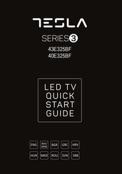 Tesla 43E325BF Quick Start Manual