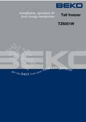 Beko TZ6051W Installation Instructions Manual