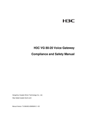 H3C VG 80-20 Compliance And Safety Manual