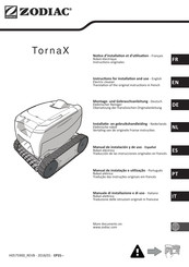Zodiac Tornax GT2120 Instructions For Installation And Use Manual