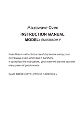 Midea EM053K6DM-P Instruction Manual