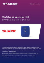 Sharp GX-BT180 User Manual