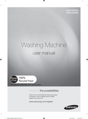 Samsung WD9102RNW User Manual