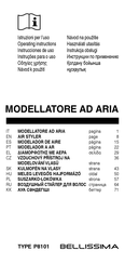 BELLISSIMA P8101 Operating Instructions Manual